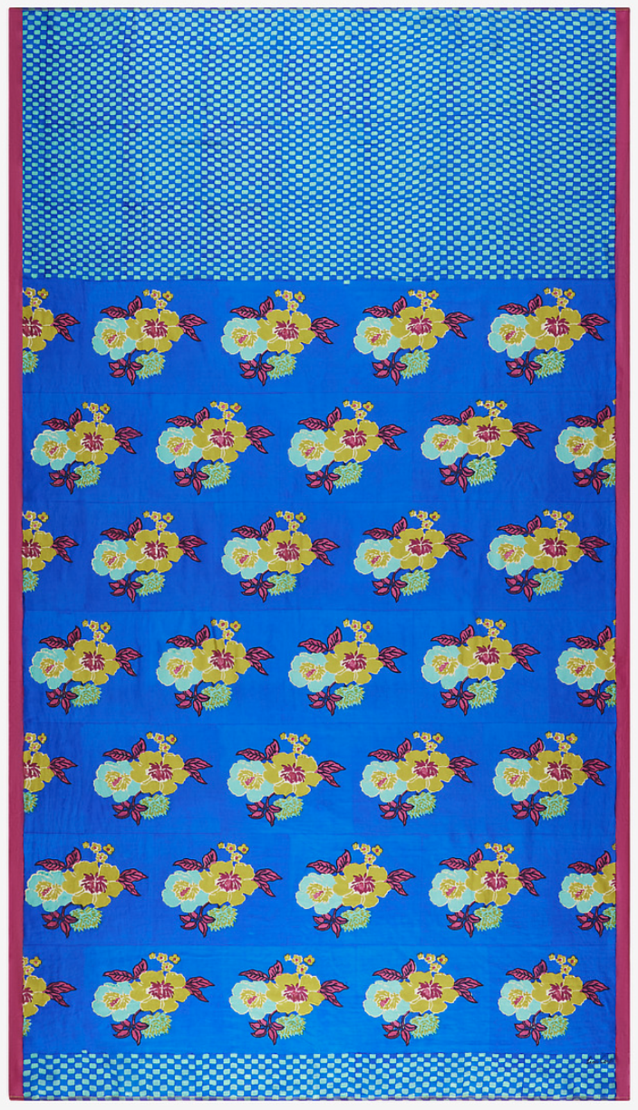 scialle seta 100x200--dandelion blue