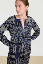 abito madhu--midikasuri damask black