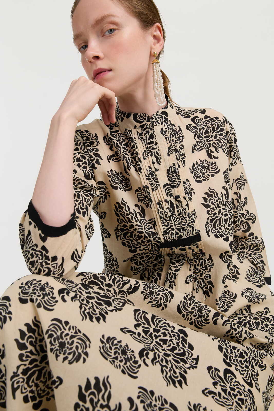 mirte kaftan--naoshima black