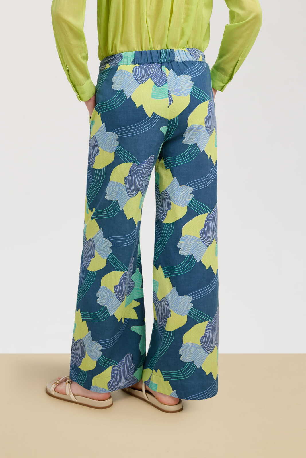 myanmar pant--akira dark teal