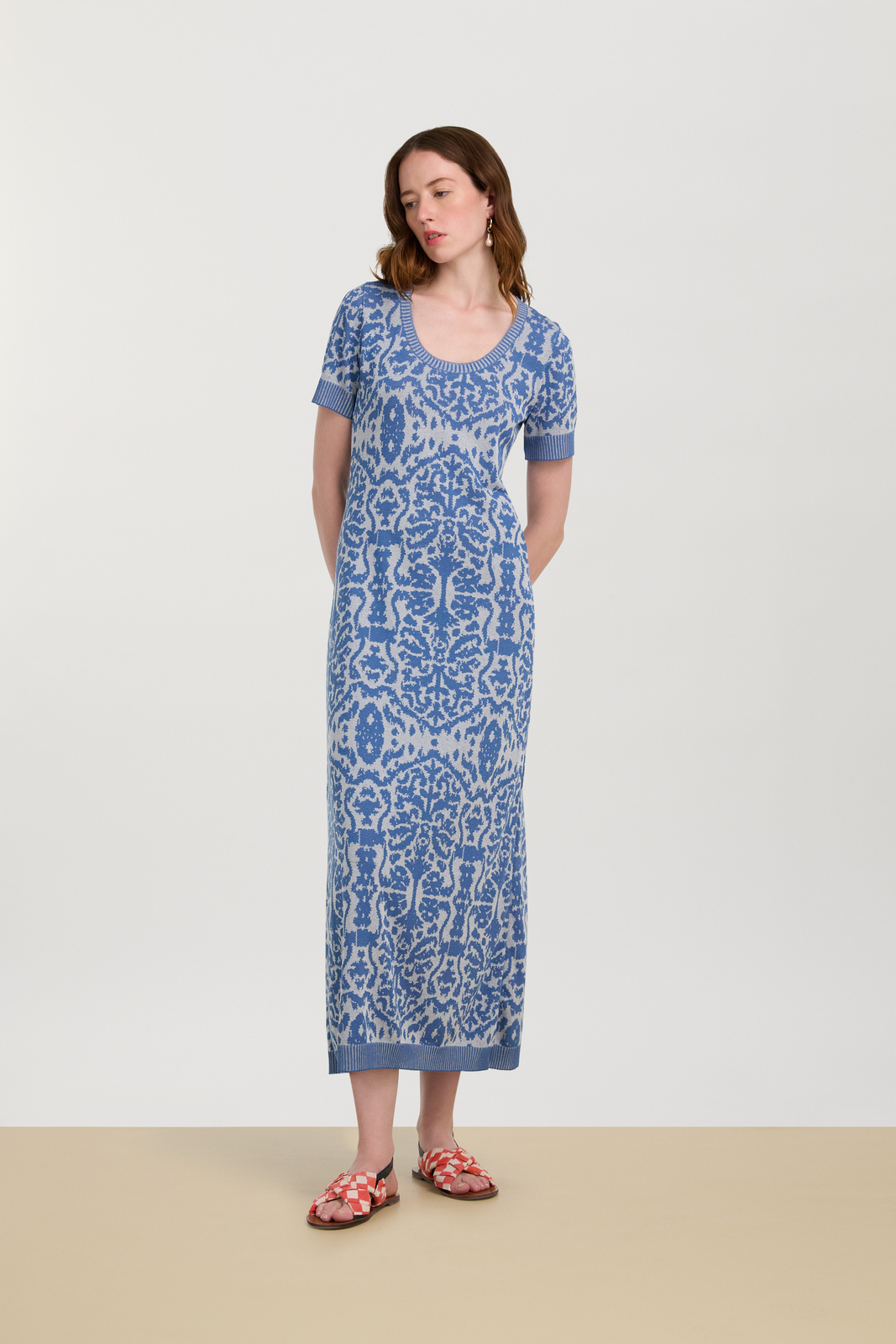 amla dress--damask design sugar