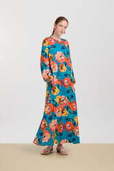 arlette dress--nizam teal