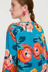 arlette dress--nizam teal