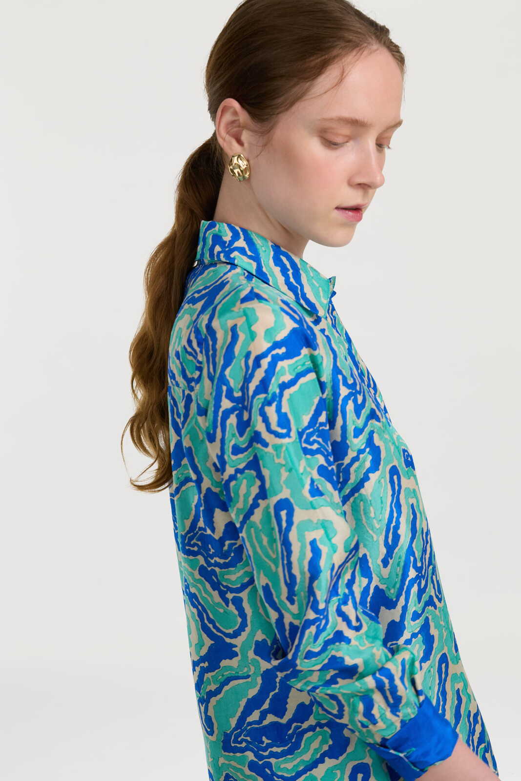 bella shirt--dragon cloud aqua