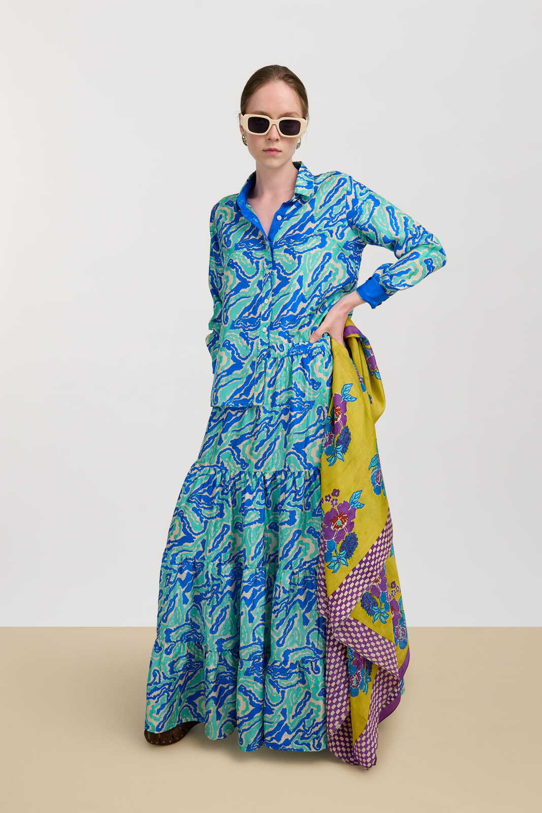 bella shirt--dragon cloud aqua