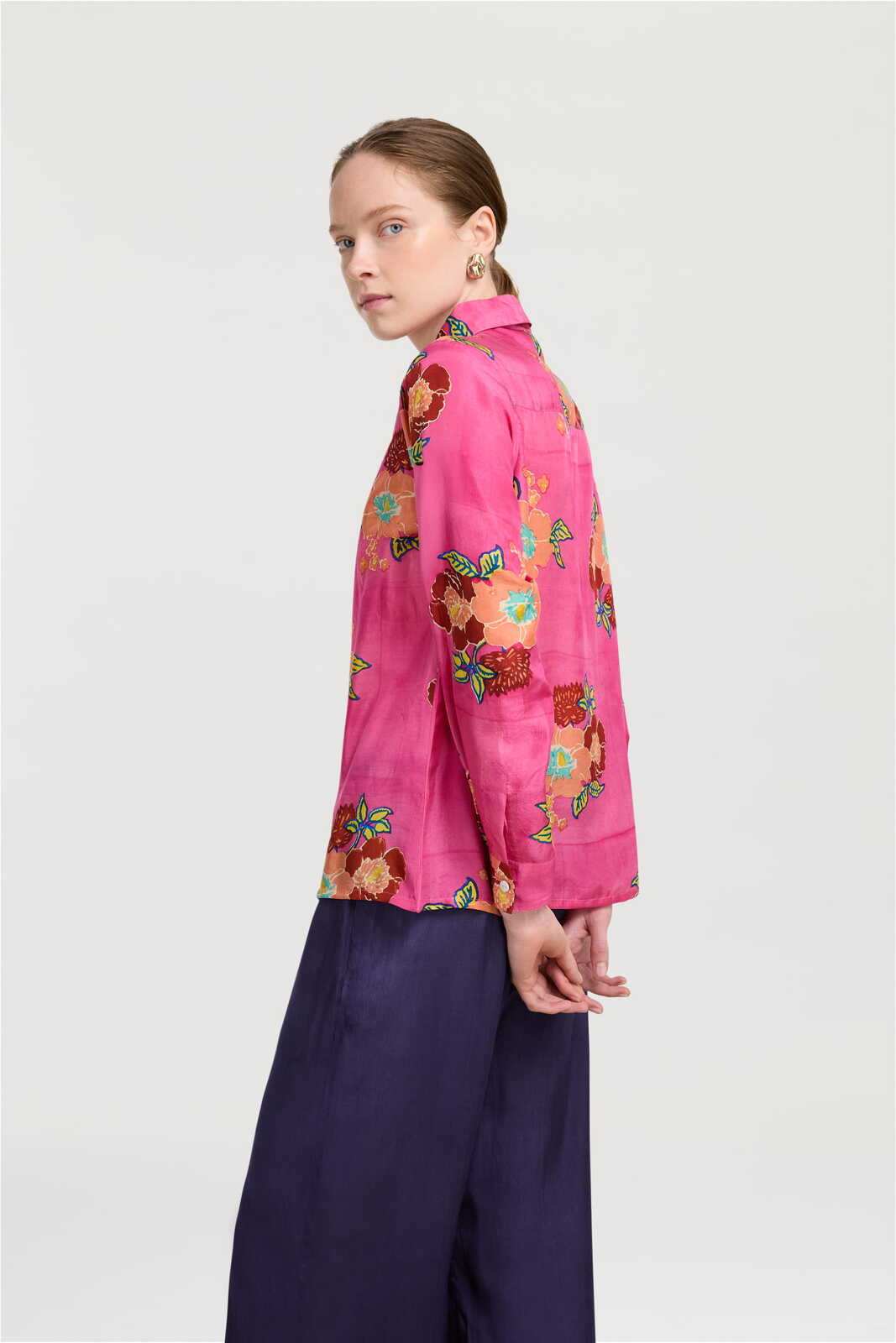 camicia bella--dandelion fuxia