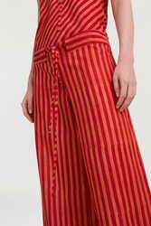 cabana pant--mini stripes red