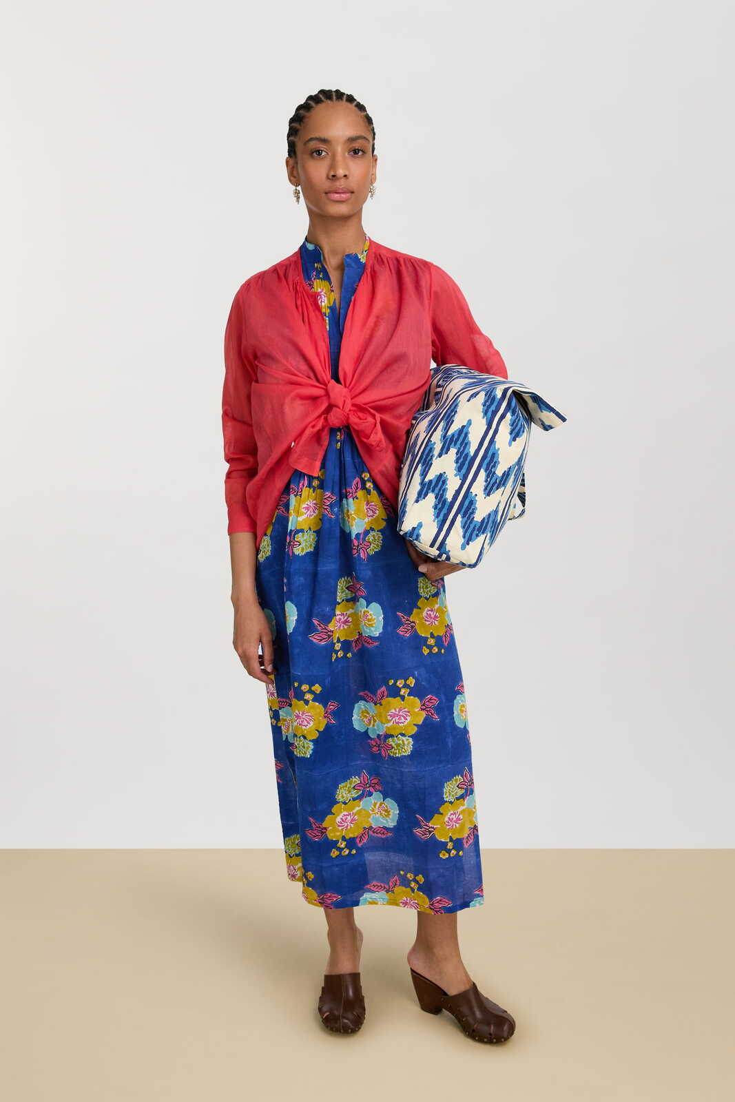 eve kaftan--dandelion blue