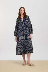 abito khubani--kasuri damask black