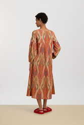 abito khubani--kitila flame orange