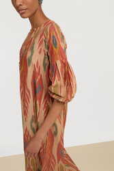 abito khubani--kitila flame orange