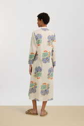 long kurta positano--flower plumbago