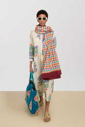 long kurta positano--flower plumbago