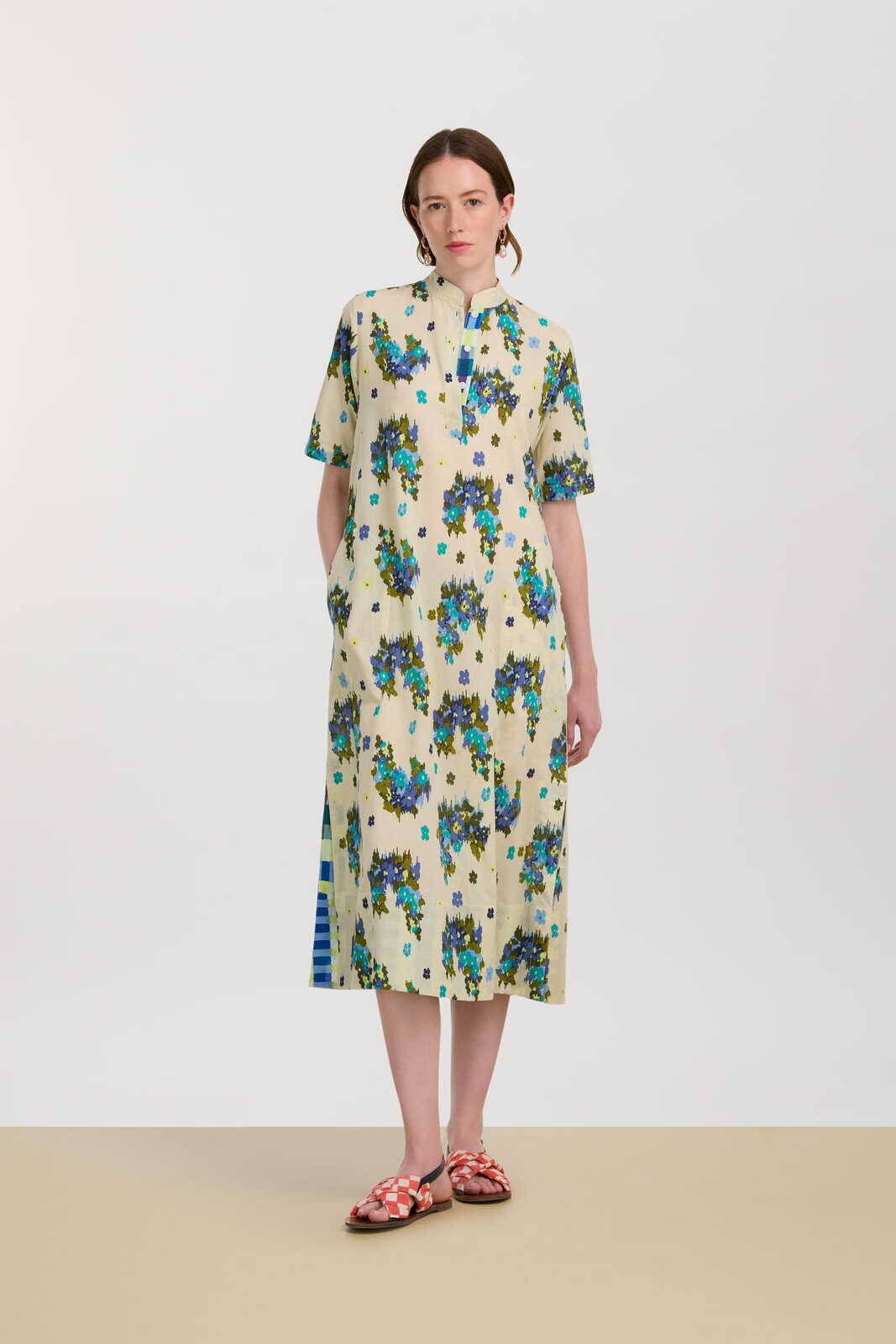 mamta kaftan--ginza bouquet ivory