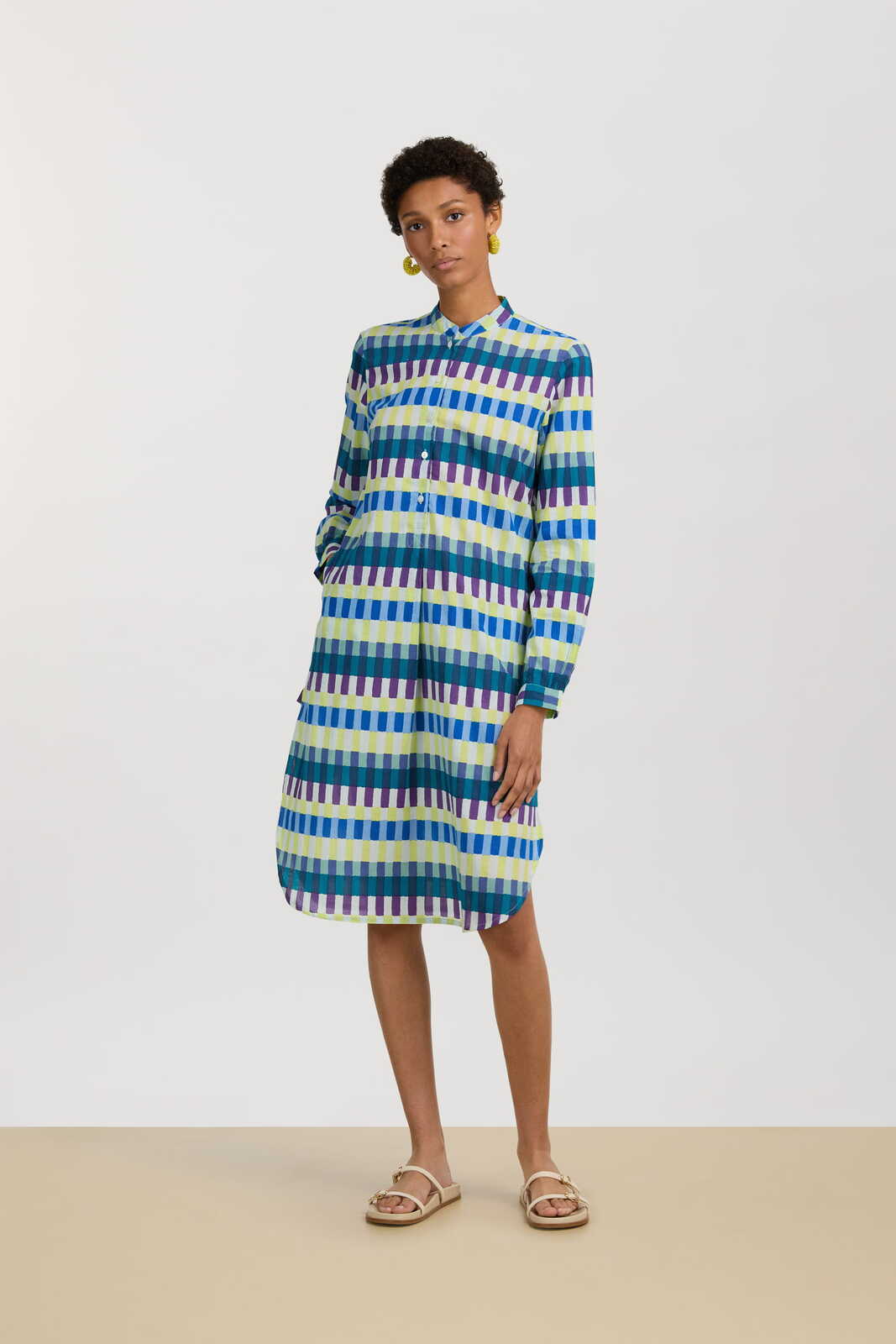 nico shemeez--kusama checkdark teal