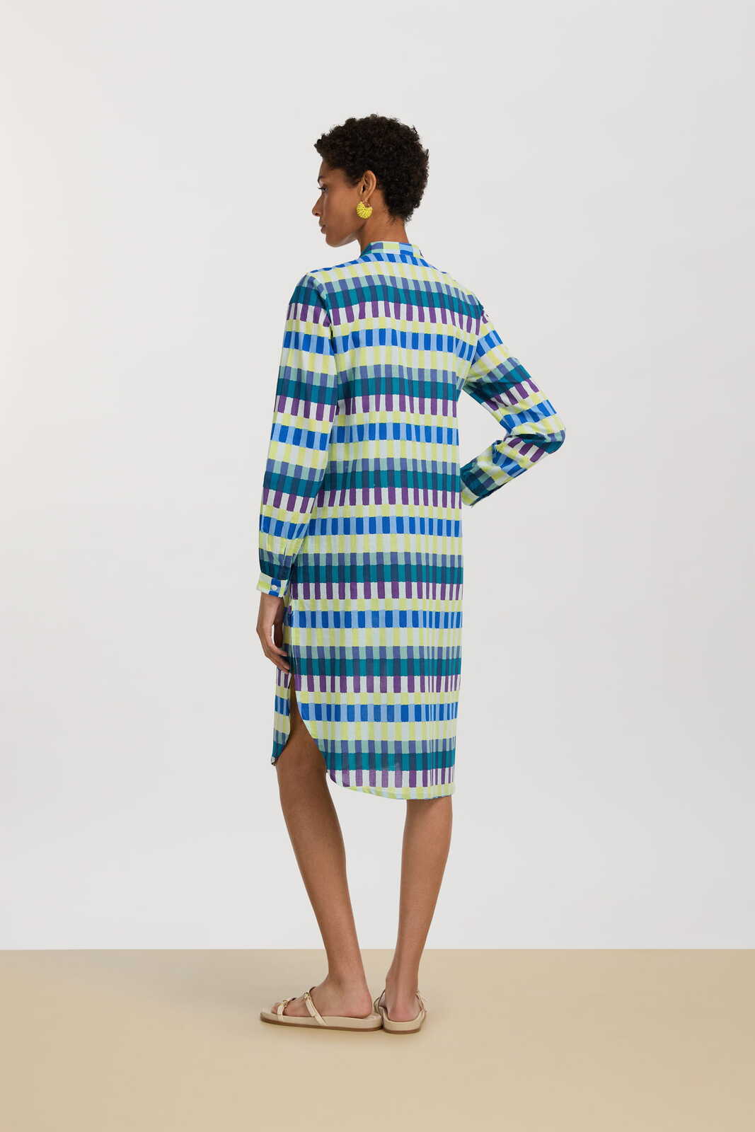 nico shemeez--kusama checkdark teal