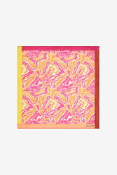 pochette seta--dragon cloud fuxia