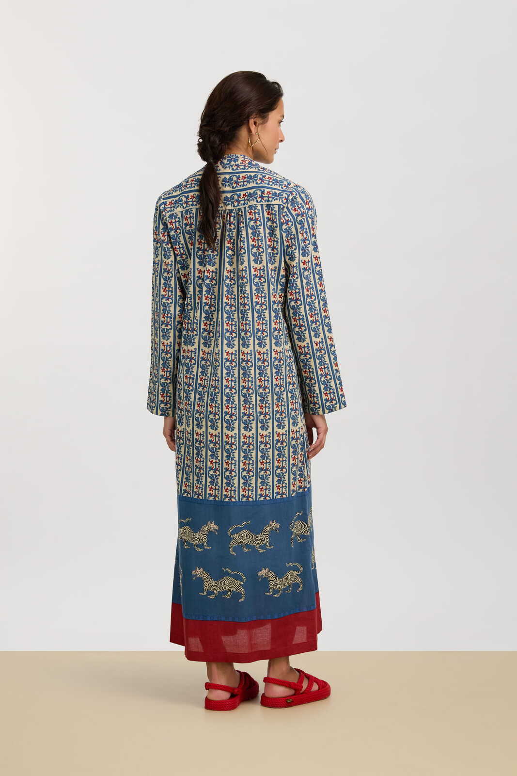 radha caftan--dragon tiger ivory