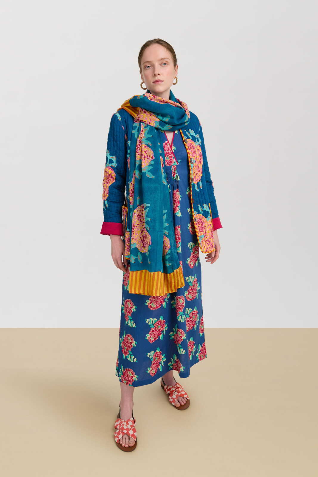 radha kaftan--suiko flower sugar