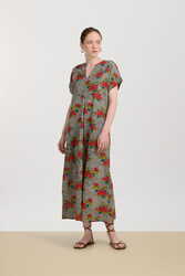 saffron caftan--kanji black