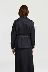 giacca saharian--denim blue