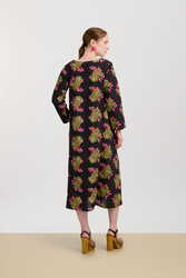 sara caftan--suiko flower black