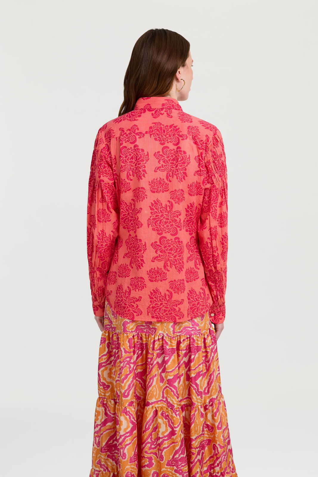 savannah shirt--naoshima peach