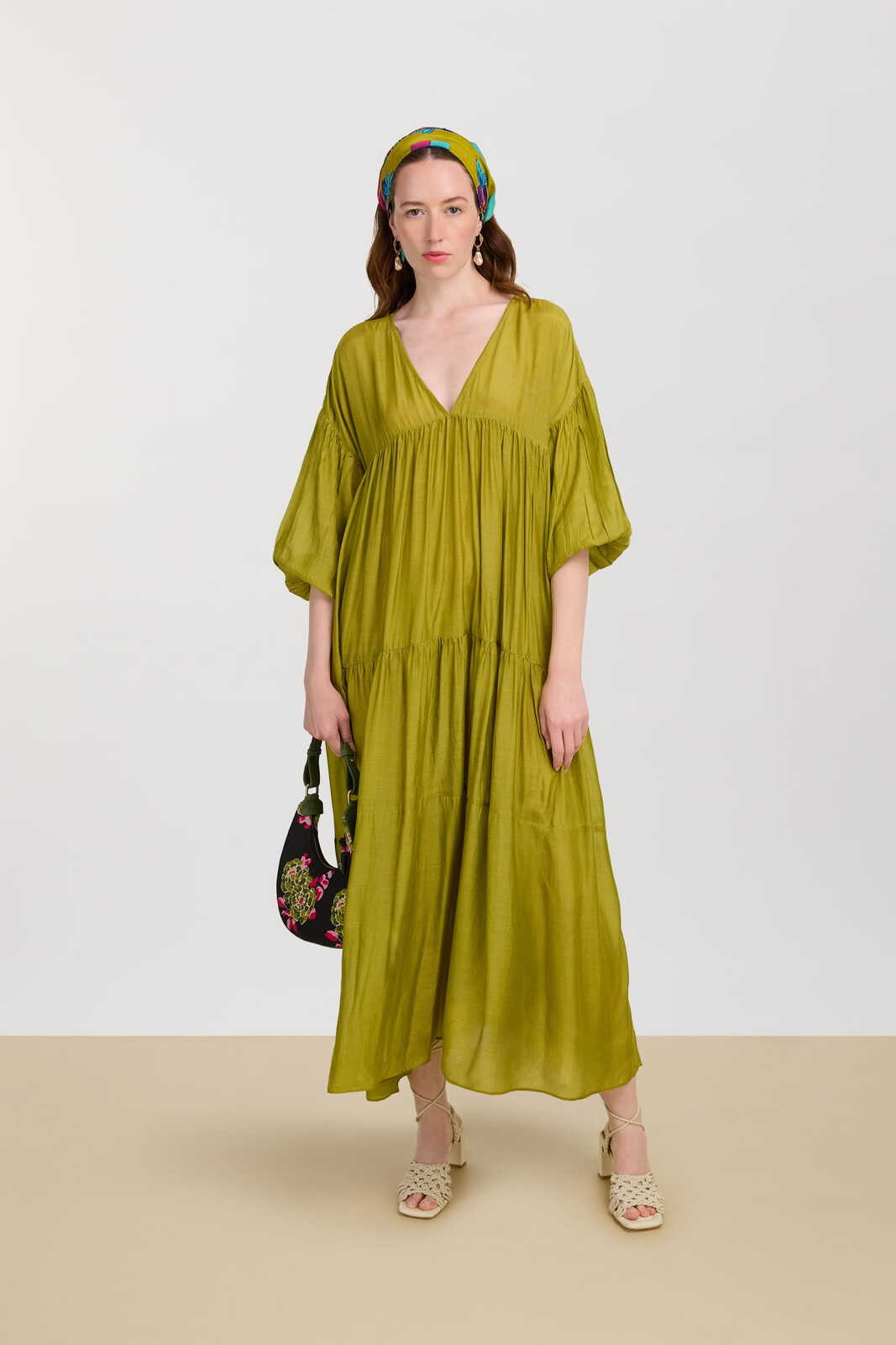 scirocco caftan--green gold