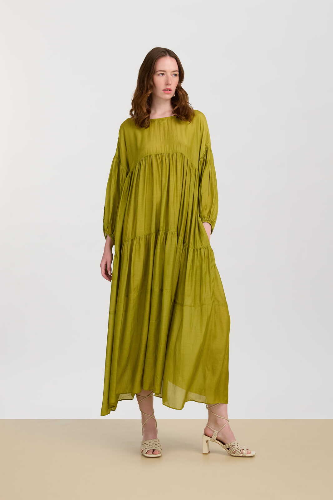 scirocco caftan--green gold