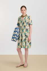 teena dress--ginza bouquet ivory