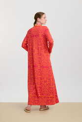 spolverino theresa--damask design orange