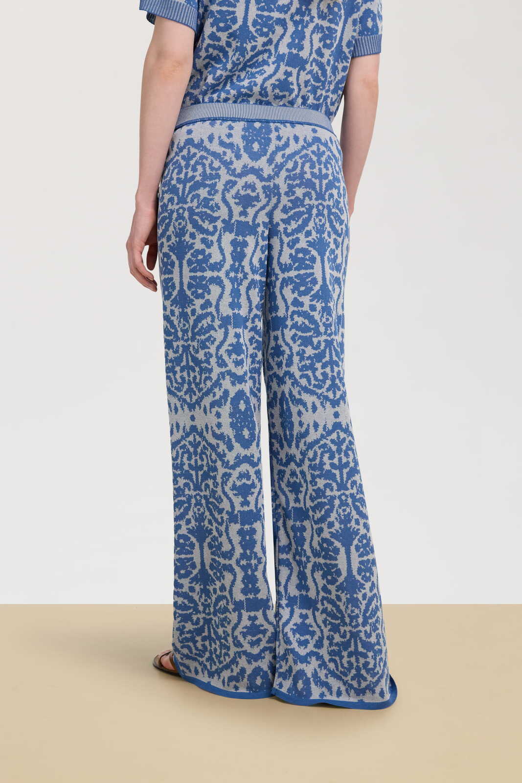 theresa pants--damask design sugar