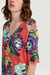 t shirt v neck--nizam old pink