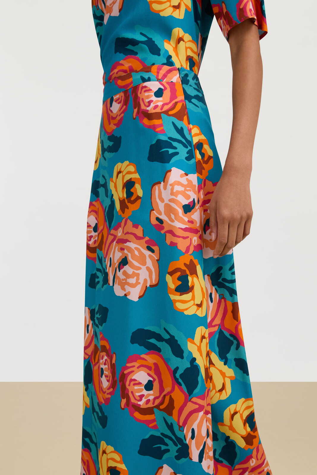 tulipano skirt--nizam teal