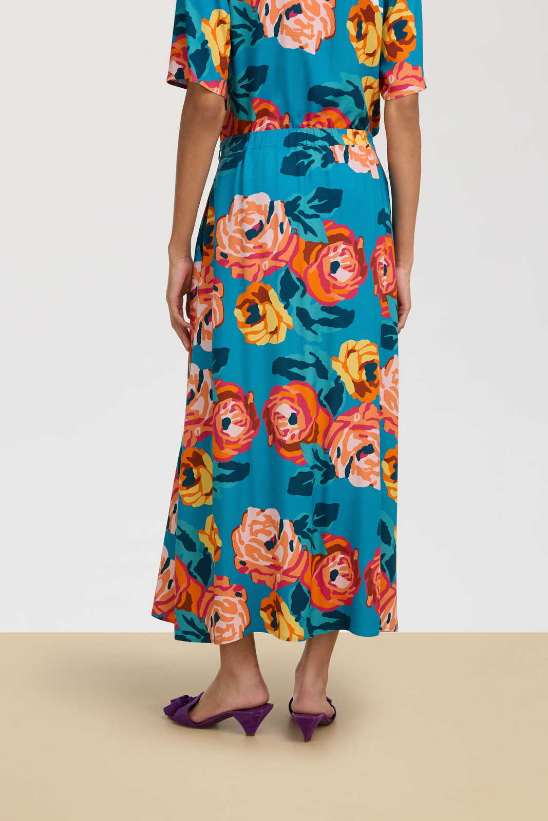 tulipano skirt--nizam teal