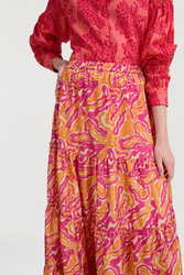 tulsi skirt--dragon cloud fuxia