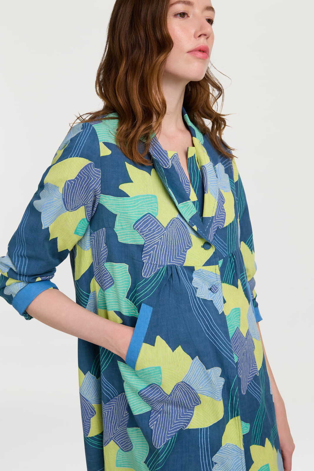 xenia duster--akira dark teal