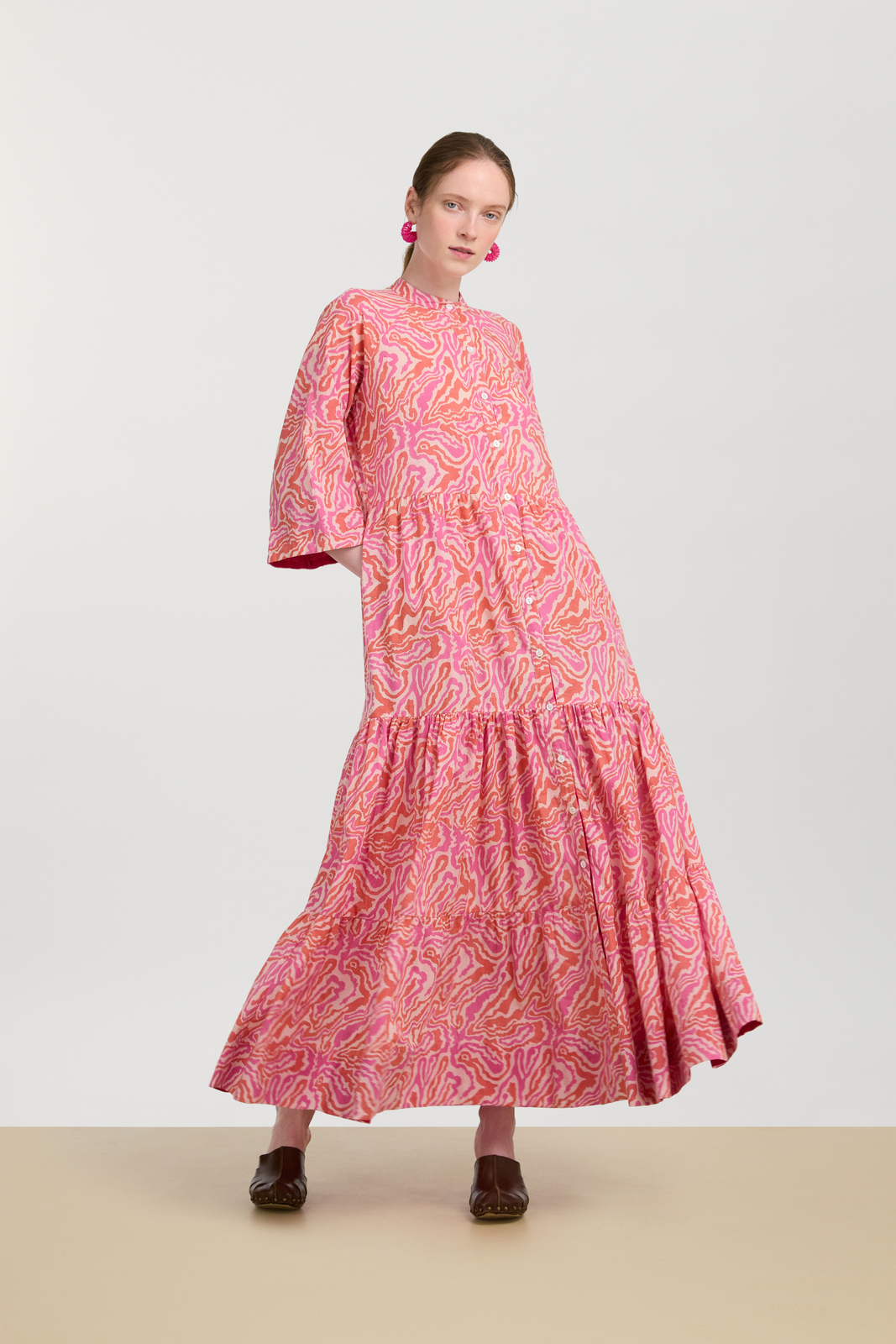 abito rambagh--dragon cloud fuxia