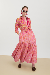 abito rambagh--dragon cloud fuxia