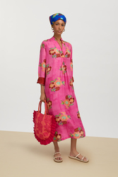 caftano radha--dandelion fuxia