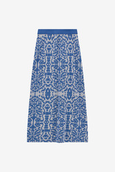 theresa skirt--damask design sugar