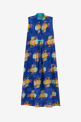 eve kaftan--dandelion blue