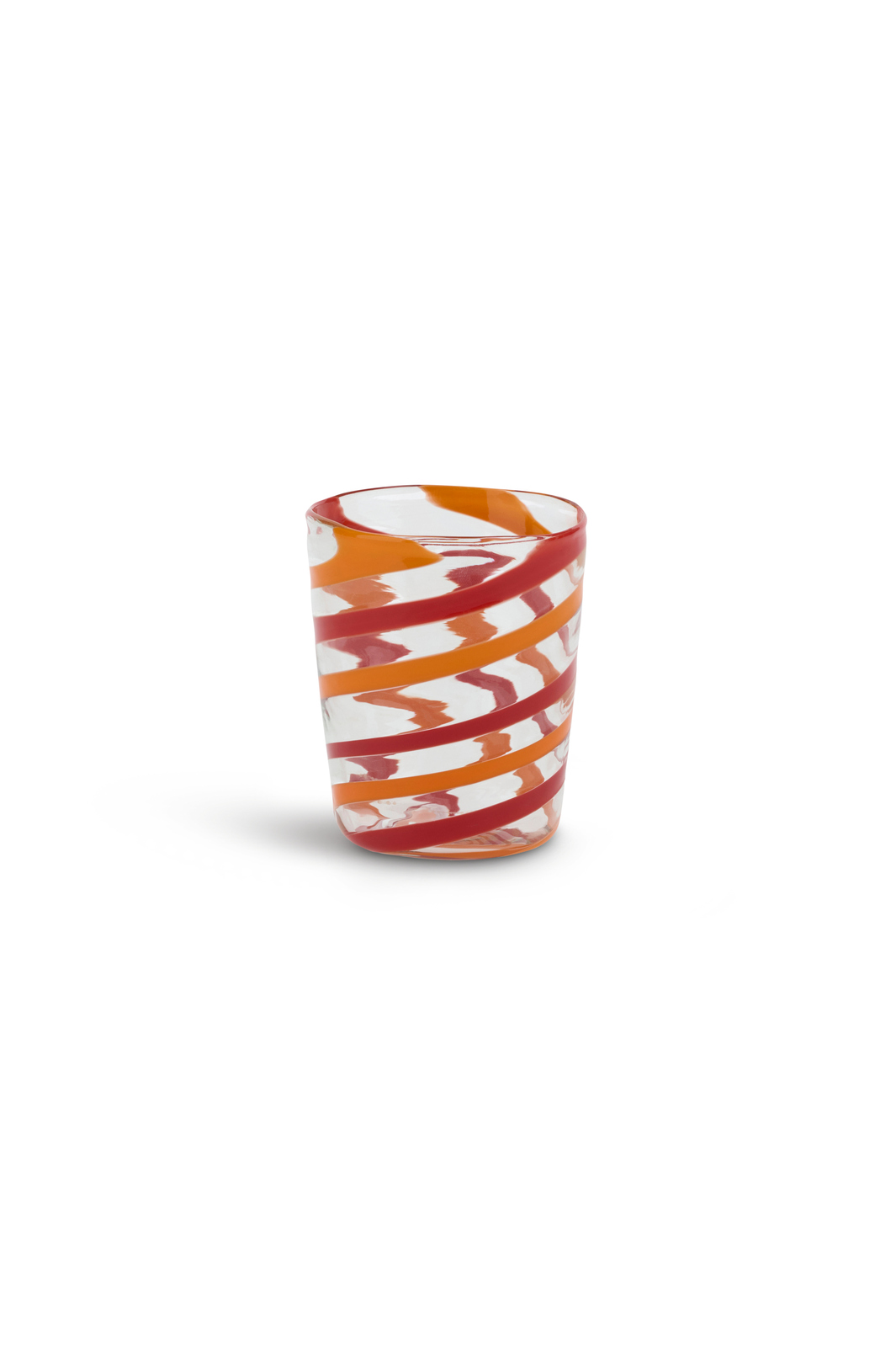 set di 2 bicchieri--red orange