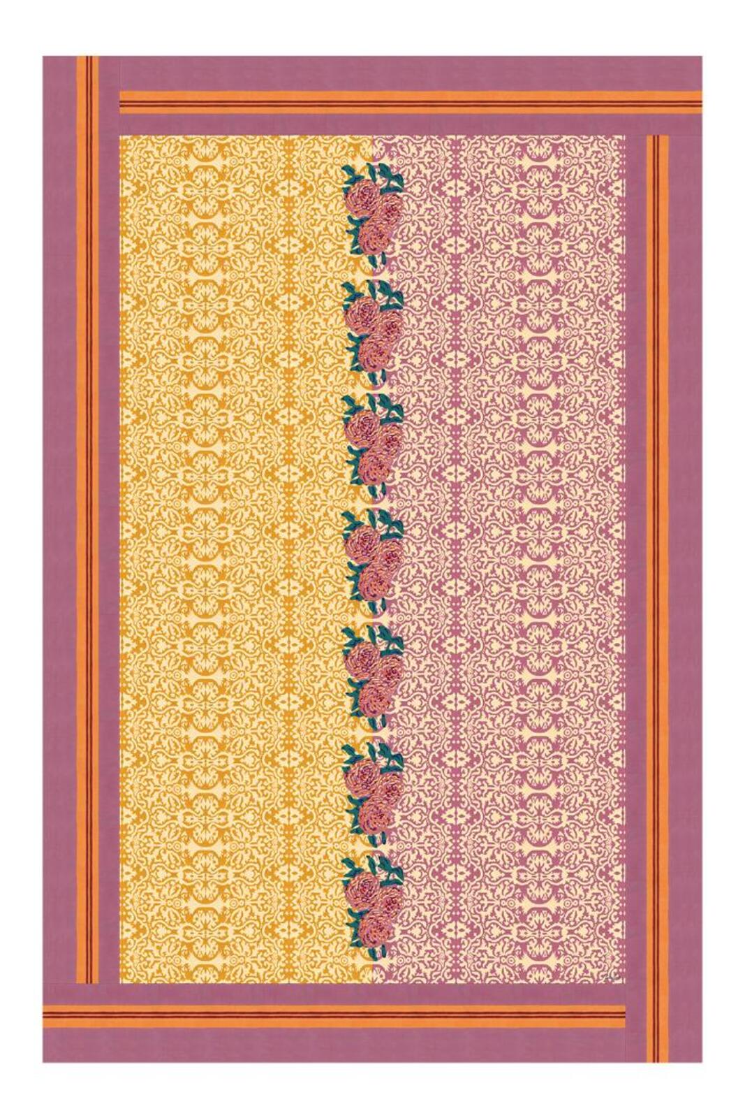 telo cotone 180x270cm--dam dam lilac gold