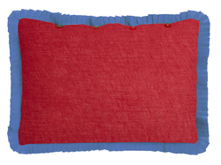 federa organza 35x50cm--cherry red pervinch