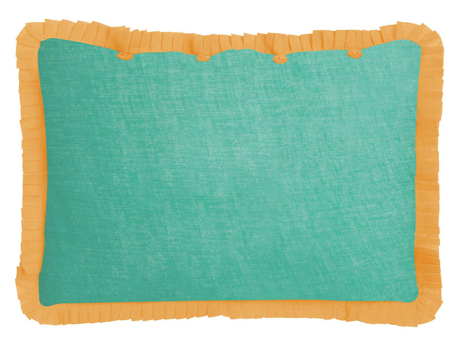 federa organza 35x50cm--veronese saffron