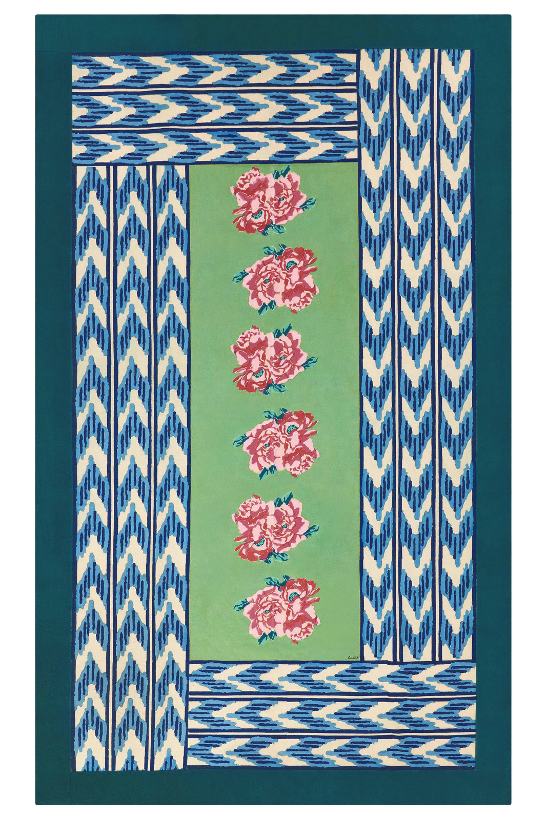 cotton cloth 140x240cm--nina rose mint