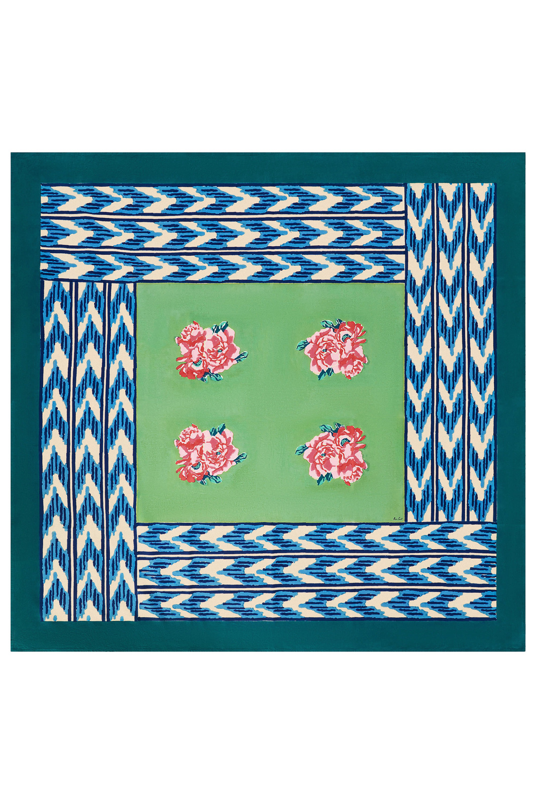 cotton cloth 180x180cm--nina rose mint