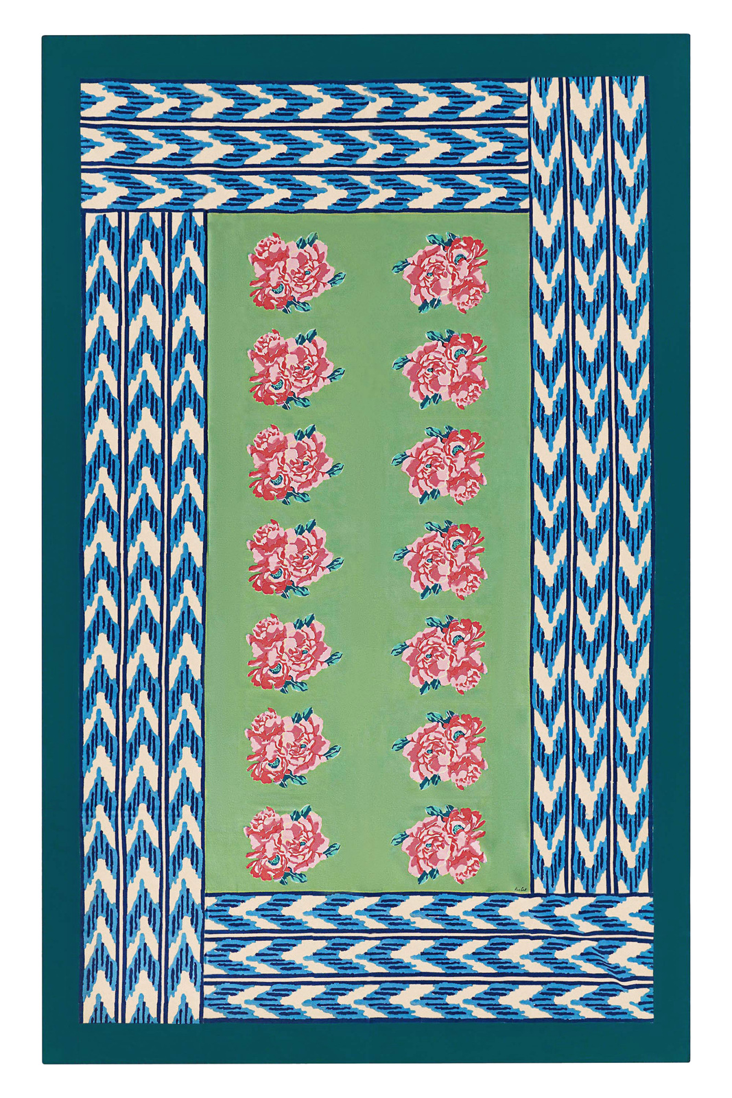 cotton cloth 180x270cm--nina rose mint