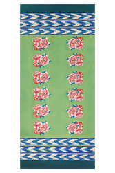 cotton muslin curtain 110x240cm--nina rose mint